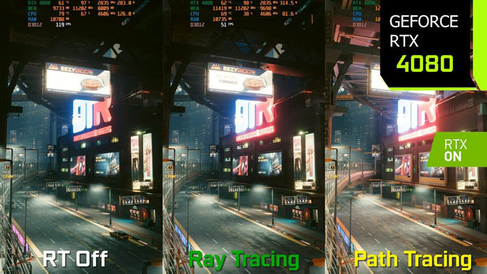 cấu hình Cyberpunk 2077 ray tracing