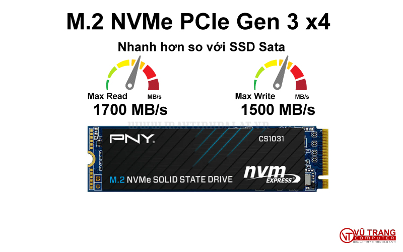 Ổ cứng SSD PNY CS1031 256GB M2 NVME