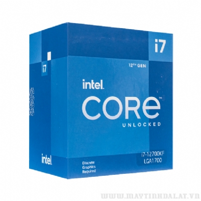 CPU INTEL CORE I7 12700KF BOX CHÍNH HÃNG