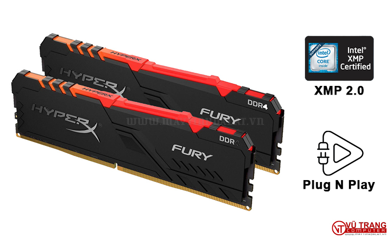 Ram kingston Fury Beast RGB Kit 16GB DDR4 3200Mhz