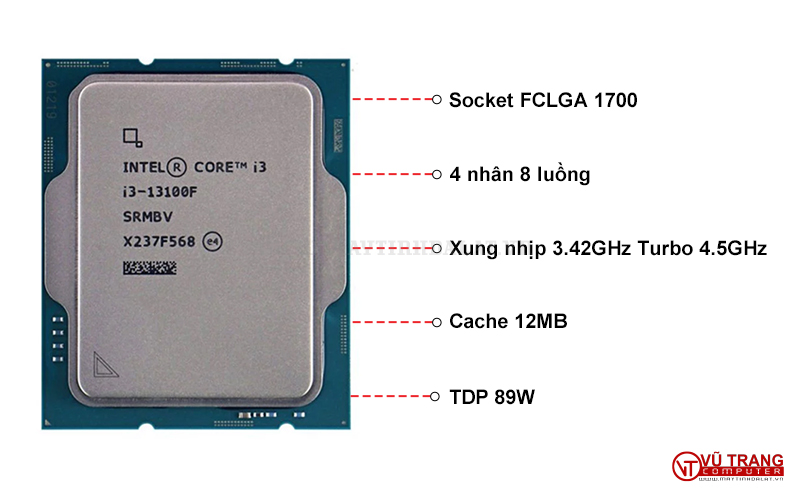  Intel Core I3-13100F