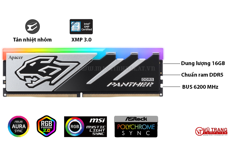RAM APACER PANTHER 16GB GDDR5