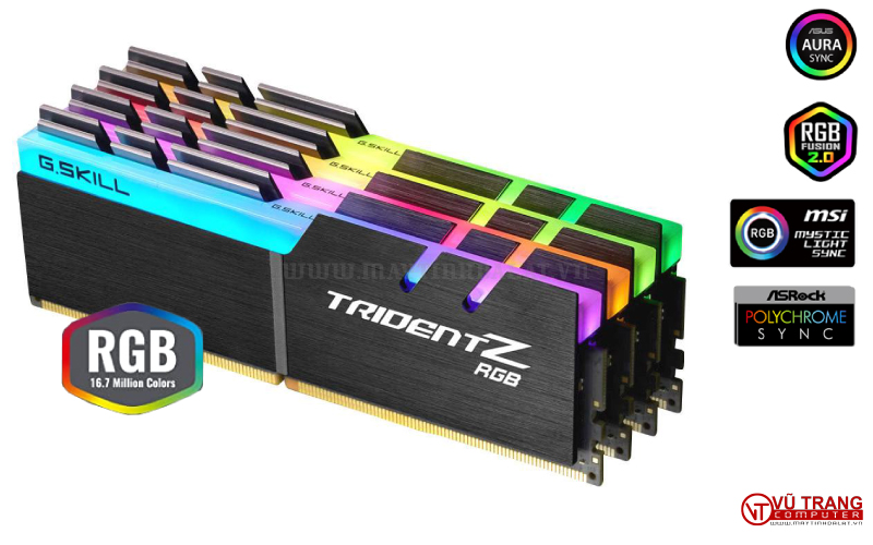 RAM GSKILL TRIDENT Z RGB KIT 32GB (2X16GB) DDR4 3200MHZ 