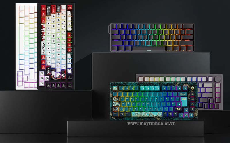 Các loại bàn phím cơ gaming (Blue, Red, Brown switch) tại Maytinhdalat.vn