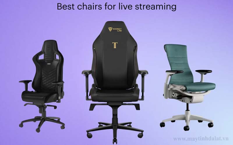 Các mẫu ghế gaming da và ghế văn phòng lưới công thái học tại Maytinhdalat.vn