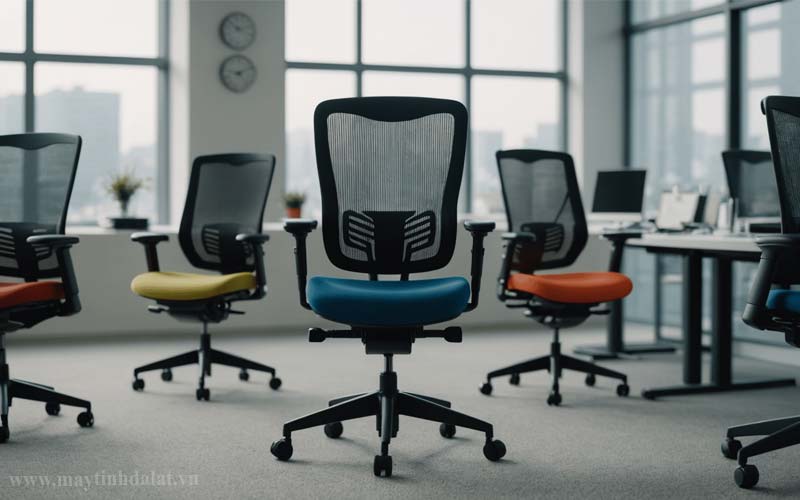 Các mẫu ghế văn phòng lưới, ghế công thái học và ghế giám đốc tại Maytinhdalat.vn