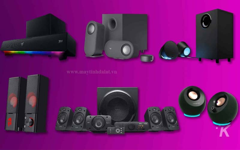 Các mẫu loa gaming RGB, loa 2.1, loa soundbar (Logitech, Razer) tại Maytinhdalat.vn