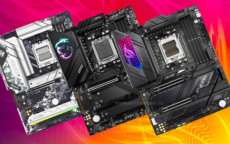 Các dòng Mainboard AMD Socket AM4 và AM5 chính hãng tại Maytinhdalat.vn