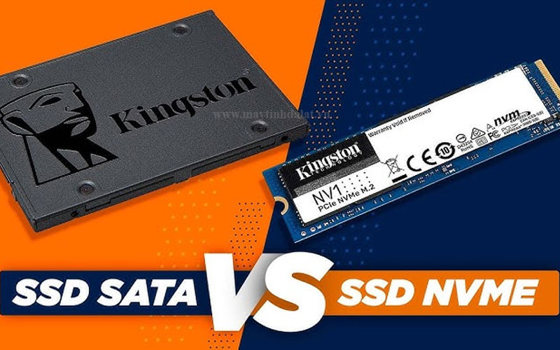 Các loại ổ cứng SSD SATA 2.5 và M.2 NVMe chính hãng Kingston, Samsung tại Maytinhdalat.vn