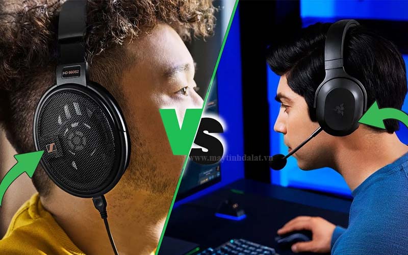 Các mẫu tai nghe gaming (7.1) và tai nghe chuyên nhạc (audiophile) tại Maytinhdalat.vn