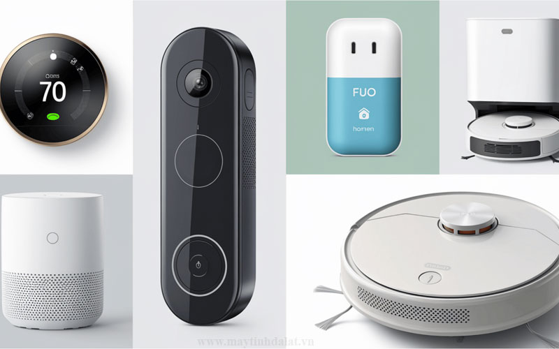 Hệ sinh thái thiết bị nhà thông minh Smart Home: Khóa vân tay, Robot hút bụi tại Maytinhdalat.vn