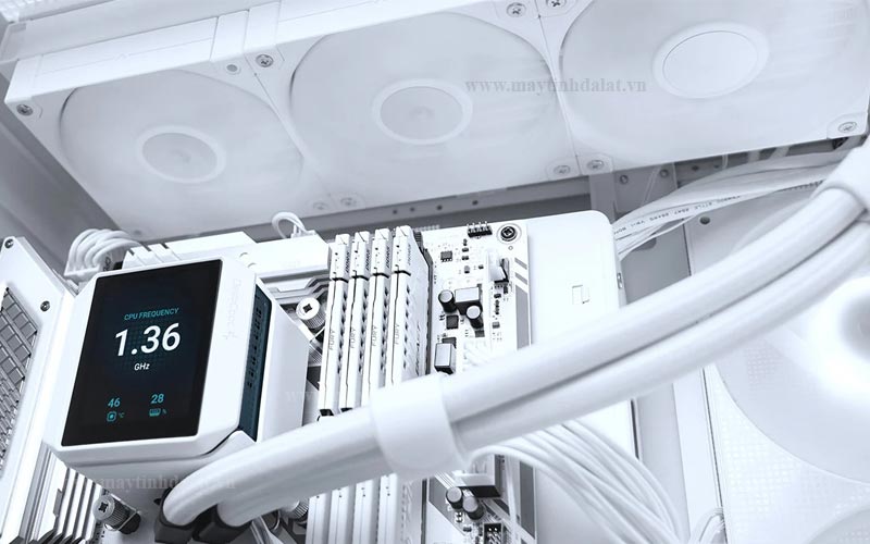 Bộ ba quạt FT12 SE màu trắng hiệu năng cao không đèn LED của DeepCool Mystique