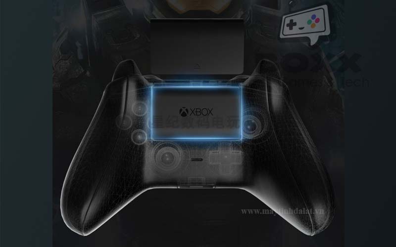 Chi tiết cổng USB-C và kết nối không dây trên tay cầm Xbox Series X