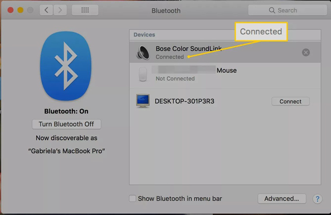 cách kết nối loa bluetooth với macbook