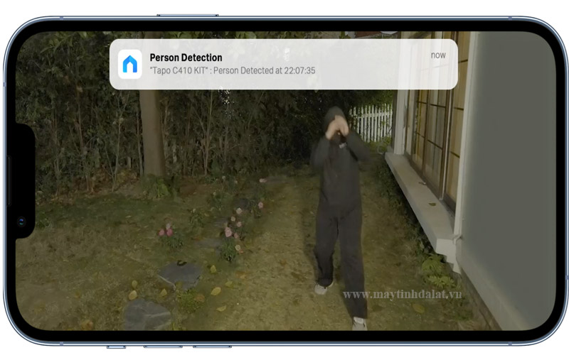 Tính năng AI nhận diện người thông minh trên Tapo C410 KIT