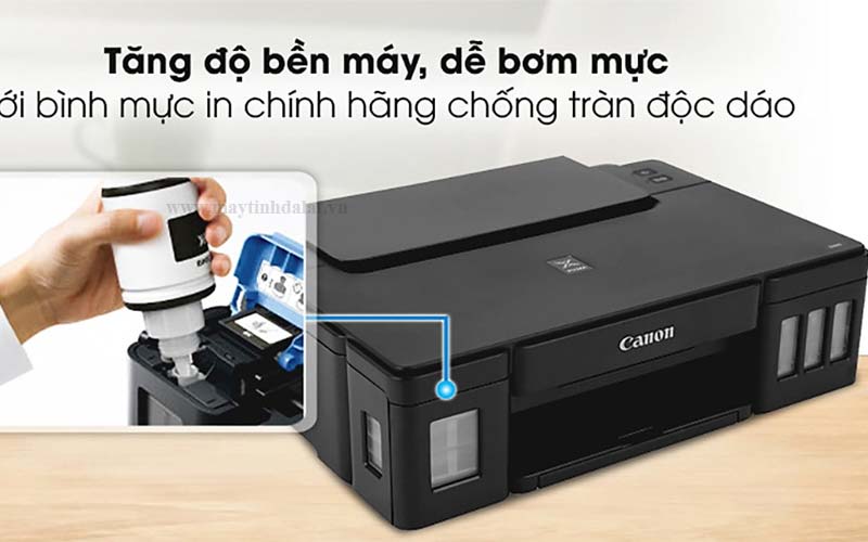 Hướng dẫn đổ mực cho máy in Canon PIXMA G1010