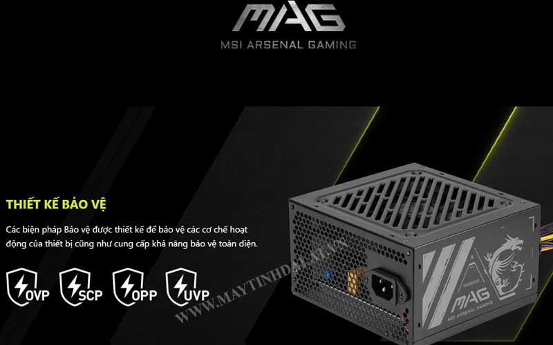 Chế Độ Bảo Vệ Toàn Diện nguồn msi MAG A500N-H