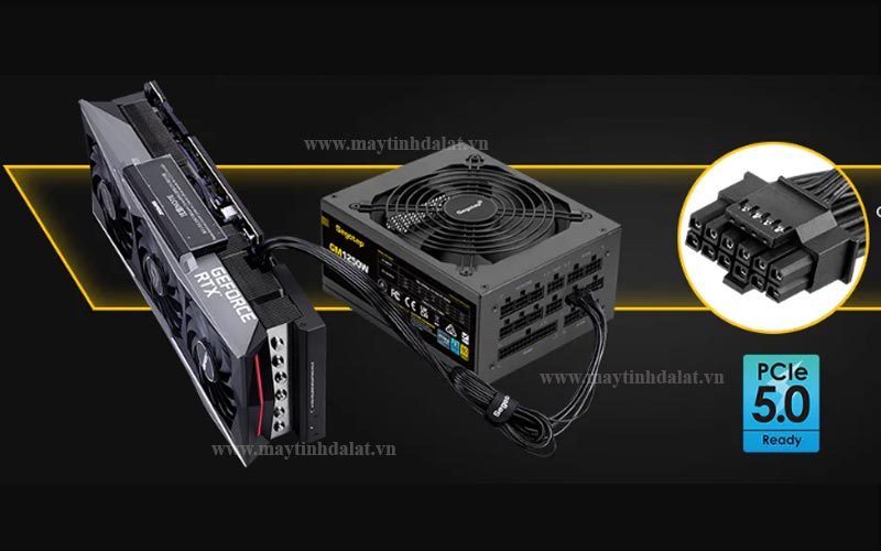 Cổng kết nối PCIe 5.0 12VHPWR cấp điện 600W cho RTX 4090 trên nguồn Segotep