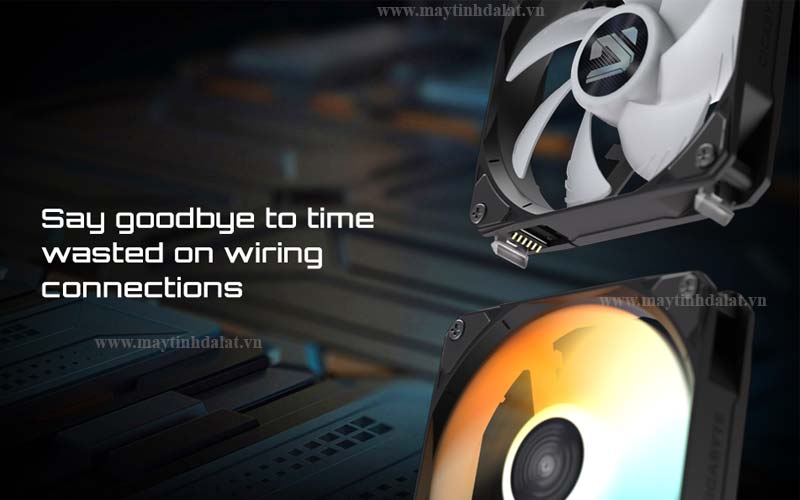 Công nghệ quạt nối tiếp EZ-Chain không dây thông minh trên GIGABYTE GAMING 360