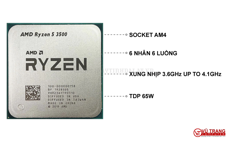 CPU Ryzen 5 3500 Box