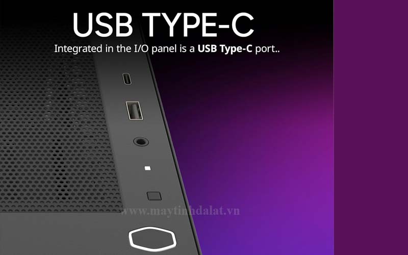 case cooler master elite 301 có sẵn cổng usb c