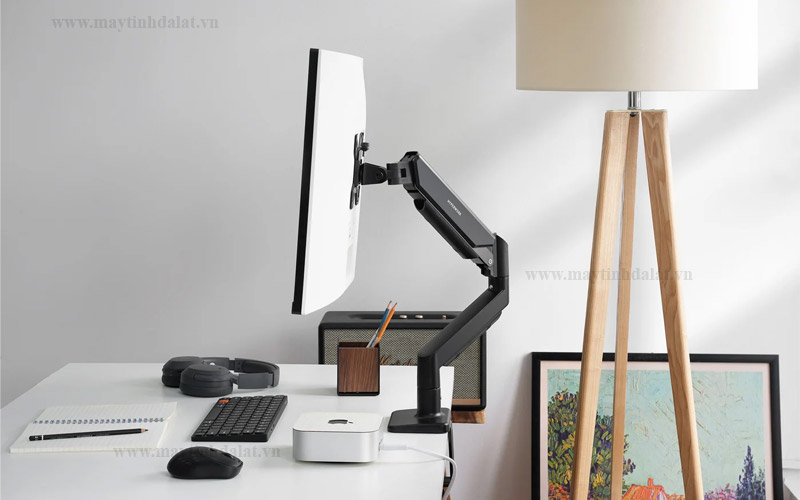 Giá đỡ màn hình HyperWork Core Arm SA01 màu đen chính hãng