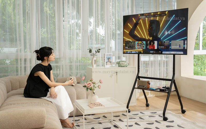Giá treo tivi di động HyperWork Era Stand TVC03 màu đen chính hãng