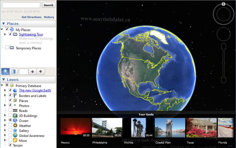 tính năng nổi bật của google earth pro