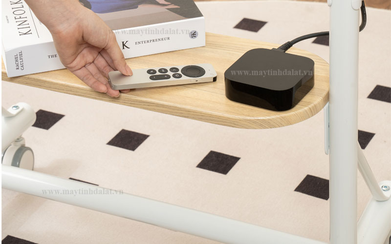Kệ gỗ MDF cao cấp trên giá treo tivi di động HyperWork Aero Stand TVC02
