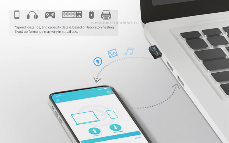 Khả năng kết nối cùng lúc nhiều thiết bị của UB500 V3