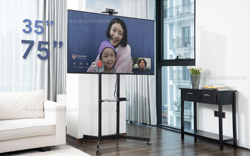Khung thép cường lực và ngàm VESA trên giá treo tivi HyperWork Core Stand TVC01