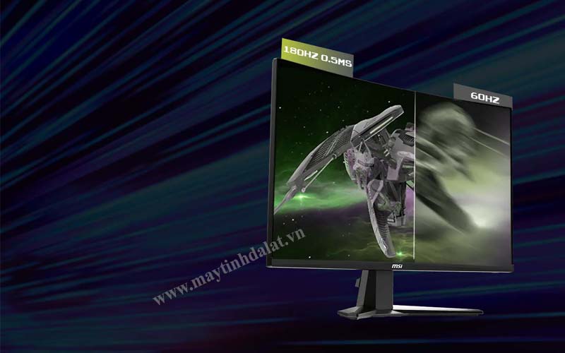 Màn hình MAG 27CQ6F đang thể hiện hình ảnh game sắc nét