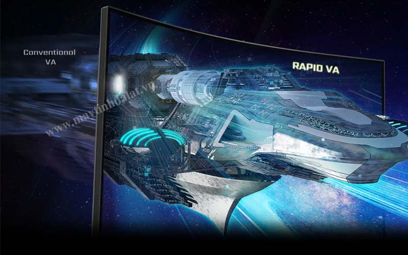 Giao diện màn hình Rapid VA của MAG 27CQ6F