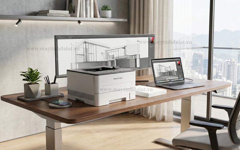 Máy in Laser đơn năng Pantum P3308DW thiết kế hiện đại cho văn phòng