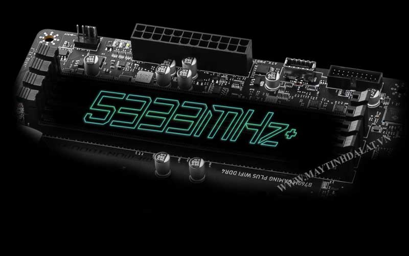 Bo mạch chủ hỗ trợ RAM DDR4 5333MHz