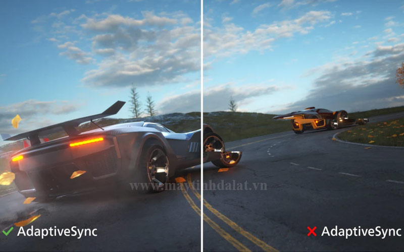 Công nghệ Adaptive Sync giúp loại bỏ xé hình khi chơi game trên MSI MAG 255F E20