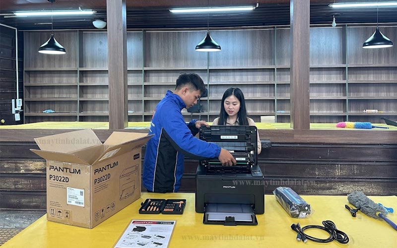 Dịch vụ cung cấp và lắp đặt máy in Pantum P3022D tận nơi uy tín tại Vũ Trang Computer Đà Lạt
