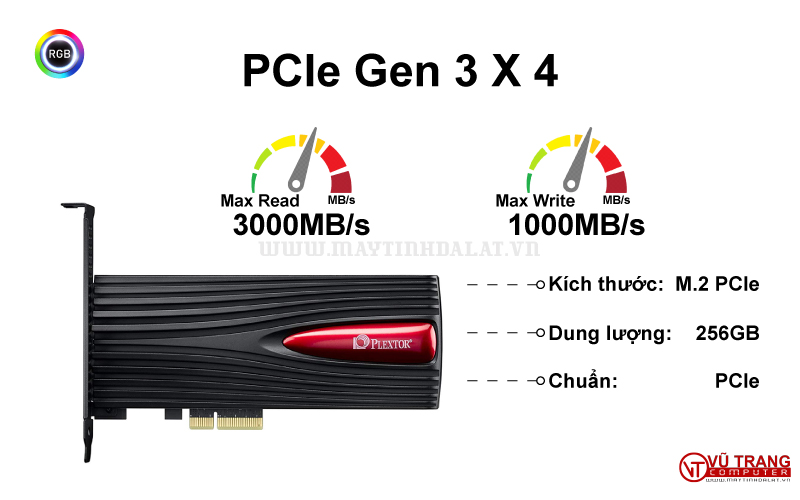 SSD PLEXTOR PX-256M9PEY 256GB M.2 NVME PCIE GEN 3 X4