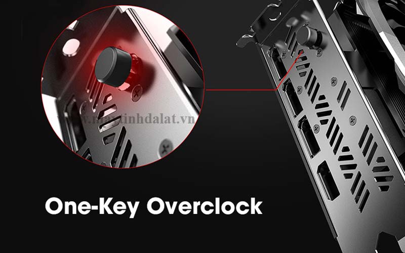 Nút One-Key OC giúp người dùng tăng hiệu suất card màn hình RTX 5070 dễ dàng