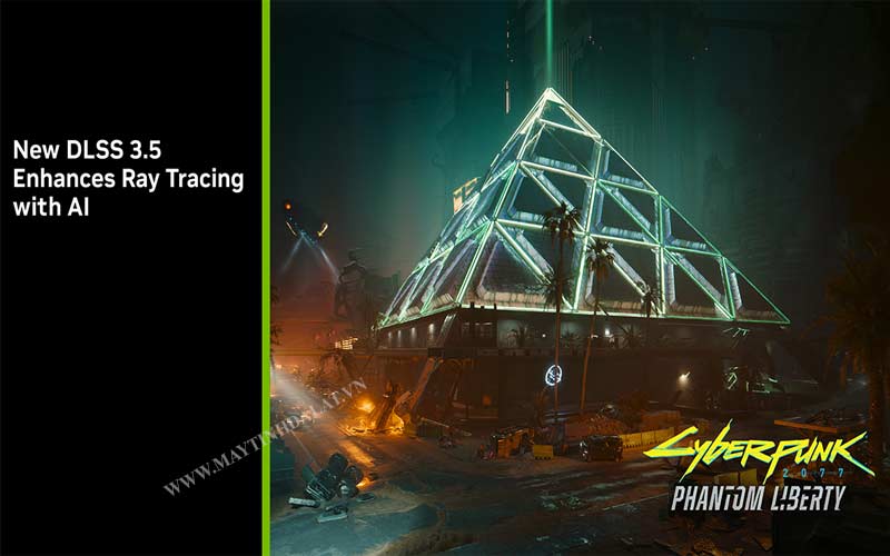 Hình ảnh so sánh có và không có Ray Tracing, DLSS 3