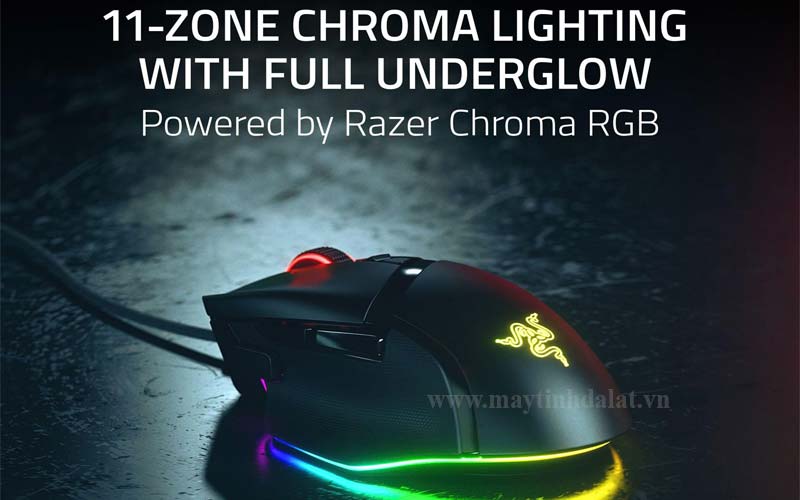 Hệ thống LED RGB được chia thành 11 vùng có thể điều khiển độc lập