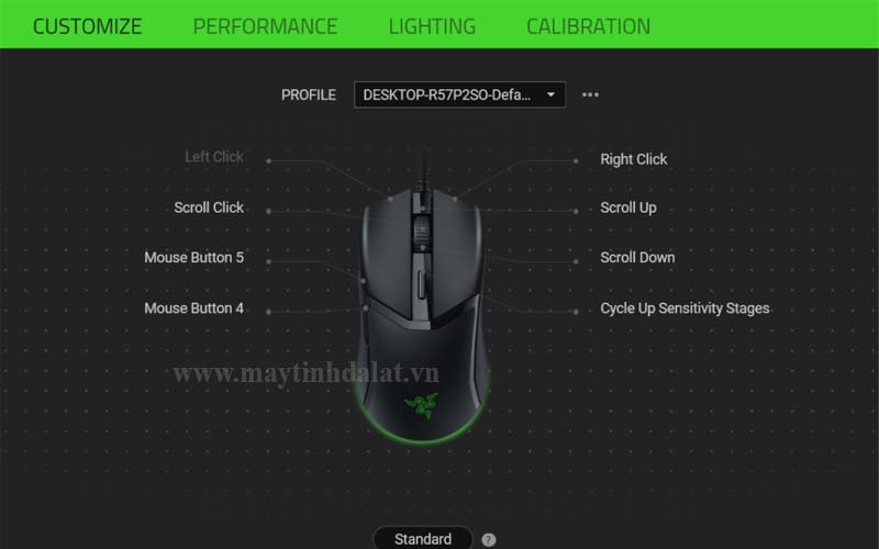 Các nút bấm có thể lập trình trên chuột Razer Cobra dành cho game MOBA, FPS