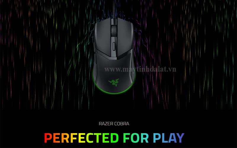 Chuột Razer Cobra với thiết kế nhẹ 58g dành cho game thủ chuyên nghiệp