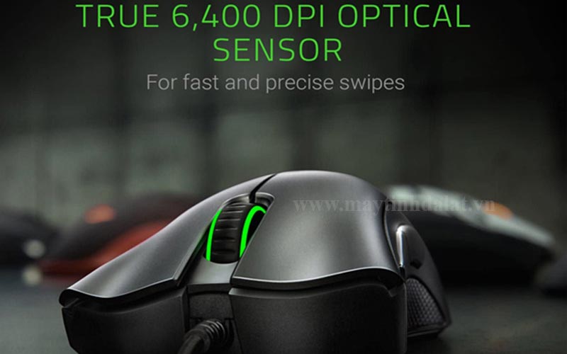 Cảm biến 6400 DPI trên chuột Razer DeathAdder Essential
