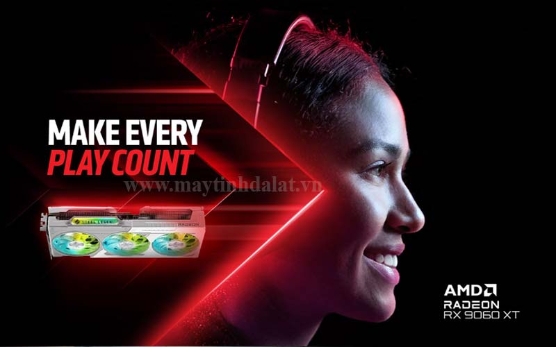 Card đồ họa ASRock RX 9060 XT Steel Legend 16GB OC tổng quan