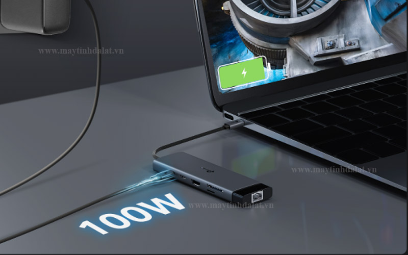 Tính năng sạc nhanh Power Delivery 100W trên Hub TP-Link UH9120C