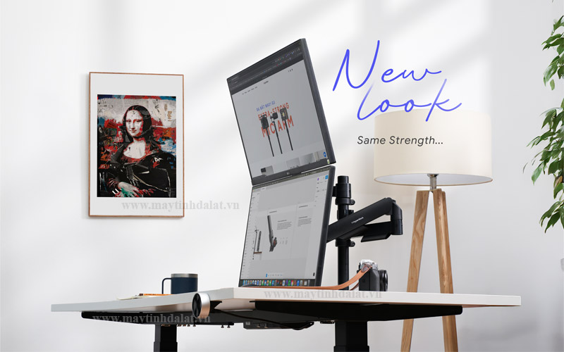 Trải nghiệm setup đa nhiệm 2 màn hình xếp chồng trên và dưới siêu ngầu