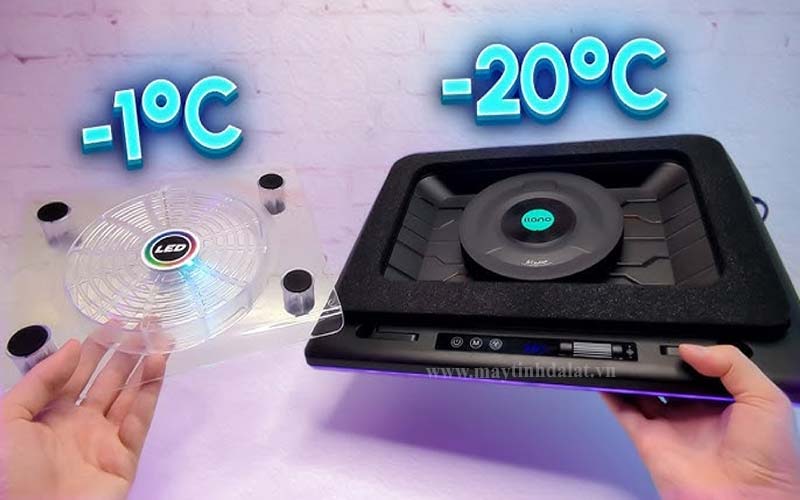 Sự khác biệt giữa đế tản nhiệt 1 quạt lớn và đế tản nhiệt nhiều quạt nhỏ