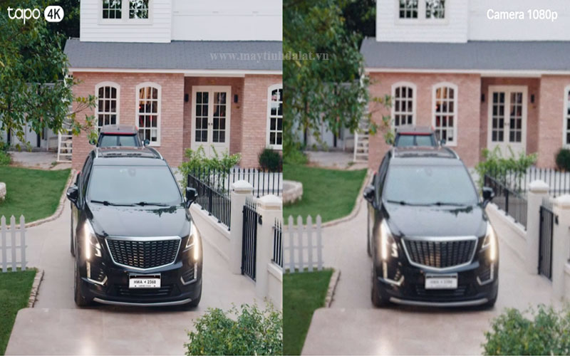 Hình ảnh 4K 8MP siêu sắc nét của camera Tapo C660