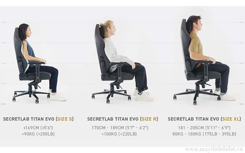 Cách chọn size ghế gaming phù hợp với chiều cao cân nặng